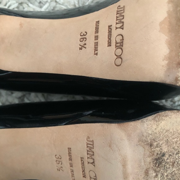 Jimmy Choo patent leather peep-toe pumps - Picture 10 of 10